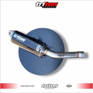 Silencer Slip On Exhaust CBR250RR, Ninja 250 Fi, Ninja 250 Carburetor, R25, MT25 Triton Exhaust XR-5