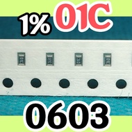 10pcs Chip resistor smd 01C 1002 103 10K0 1% size 1608 0603 10Kohm 10K OHM 10 Kohm