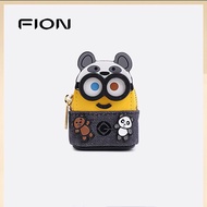 Fion/fion Mini Messenger Bag Minions Co-Branded Super Cute Panda Little Bear Bag Light Luxury Exquisite Earphone Bag
