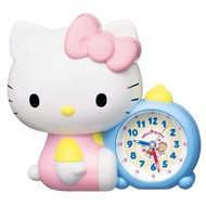 Seiko clock alarm clock table clock character Sanrio Hello Kitty white 184x202x118mm JF382A
