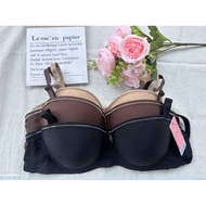 New A3304 strapless push up bra cup A/B size 34-40 good for women silk tela