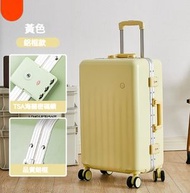 全城熱賣 - 多功能行李箱【22寸】【鋁框款-黃色】 #H246030529