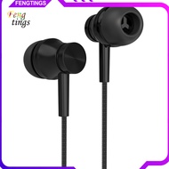 [Ft] Wired Earbud Fevers Sound Effect Powerful Bass Ergonomic 35mm Stereo Sports In-ear Earbud for R