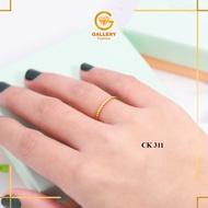 8K (375) and 6K (300) CK 311 Twisted Gold Ring Ring 9 10 Fashion Gallery 2021