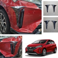 perodua myvi 2021-2023 front bumper canard garnish sportivo design myvi fl gen3 gm3 new facelift skhongauto