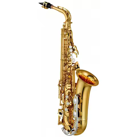 Yamaha YAS-200DR Standard Alto Saxophone E Flat Gold Lacquer for Beginner, Students and Children to 