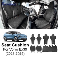 For VOLVO EX30 EX-30 2024 2025 Breathable Linen Four Seasons Car Seat Cushion Protect Mat Seat Pad A