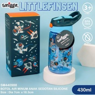 Smiggle Junior Botol Air Minum Anak Sedotan Silicone 430Ml Dan 750Ml Bpafree/Botol Smiggle Dino/Boto