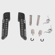 1Pair Black Motorcycle Front Foot Peg Footrest Footpeg For Suzuki GSXR 600 750 1000 2001-2012 GSXR60