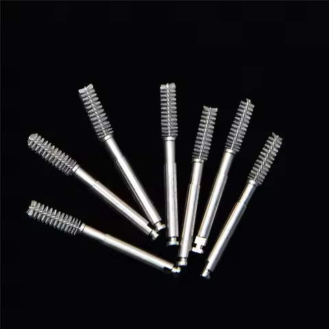 10pcs/bag Dental Root canal Cleaning Brush Clean root canal of tooth Dental canal Brush Dentist Tool