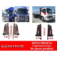 J113S08 HINO PROFIA CORNER PANEL  CHROME OR SPRAY