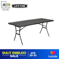 Lifetime 6 FT Fold in Half Table  - Black