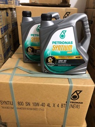 🇲🇾HOT SALES🔥 100% ORI Petronas Semi Synthetic10W40 4L Syntium 800 10W-40 Engine Oil Minyak Hitam + Oil Filter