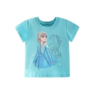 Baju Shirt Frozen Kanak-Kanak Perempuan / Short Sleeve Frozen Shirt