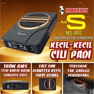 Mohawk MS SERIES-8AS Bass Active Subwoofer | 8”inch ative subwoofer | woofer kereta |