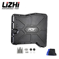 LIZHI - CNC Aluminum Engine Oil Pan Billet Finned Transmission Oil Sump Pan Black Blue For 09~18 GTR