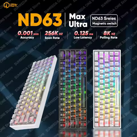 IROK ND63 Pro ND63 Max ND63 Ultra ND68 Pro Wired Gaming Magnetic Mechanical Keyboard 60% Rapid Trigg