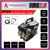 EUROX HBP1010 High Pressure Washer 2.5HP 100Bar Electric Water Jet Cleaner Heavy Duty Induction Moto