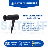 PHILIPS BHD-308/10 HAIR DRYER - Philips Travel Foldable Hair Dryer with Folding Handle OfficialOrigi