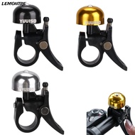LEMONTRE Cycling Handlebar Bell Ring, Accessories Alarm Sound Bicycle Electronic Horn, Creative Alum
