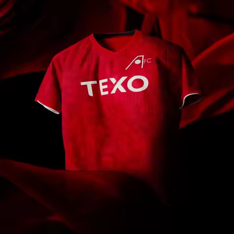 Aberdeen FC Football Jersey 2026/27, Unisex Soccer Shirt, Breathable 3D Print Sportswear Top, Quick 