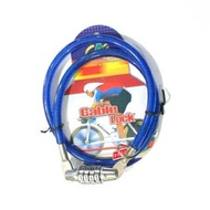 4-digit Bicycle Wire Lock / cable lock password code 4-digit bicycle cable lock