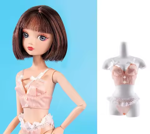 2Pcs/Set Blyth Bra Ob22 Underwear Licca Underwear Suit 1/6Doll Outfit (For OB24,Azone,Pullip,Lati, I