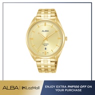 ALBA Philippines Prestige Gold Dial and Stainless Steel Strap AS9L06X1 Quartz Men's Watch 41mm