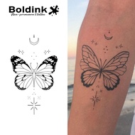 Black Wings Butterfly Temporary Tattoo,Lasts To 15 Days New Technology Magic Waterproof Semi Permane