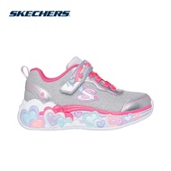 Skechers Girls Eternal Heart Lights Ton Of Love Shoes - 302697L-SMLT