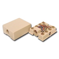 RJ45 NETWORK SURFACE WALL MOUNT BOX 8P8C