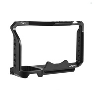 Andoer Camera Cage Aluminum Alloy Camera Video Cage with Cold Shoe Mounts Numerous 1/4 Inch Threads 