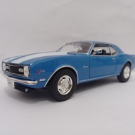 Diecast Chevrolet Camaro Z28 1968 Welly 1:24 miniature classic car price