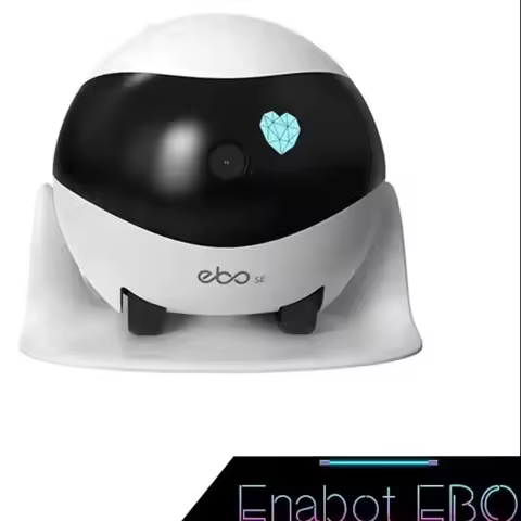 New Enabot EBO SE Camera Robot for Dog Cat Baby 1080P Wifi​ 2.4G 5G 360° Home Pet Camera Startlight 