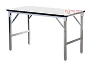 โต๊ะประชุม โต๊ะพับ 75x120x75 ซม. โต๊ะหน้าไม้ โต๊ะอเนกประสงค์ โต๊ะพับอเนกประสงค์ โต๊ะสำนักงาน โต๊ะจัดปาร์ตี้ nt nt nt99.