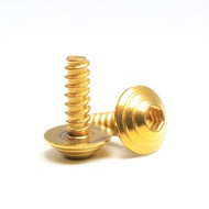 Honda Snail Head Release Thread Nut (CLICK) Gold Color (4X12/4X16)