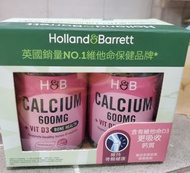 Holland & Barrett Calcium 600mg + Vit D3
