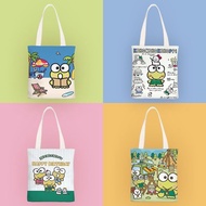 keroppi 大眼蛙 青蛙 🐸 手提袋 單肩包 雜物袋 收納袋 旅行袋 裝飾 公仔 實用袋 生日禮物 聖誕禮物 送禮 tote bag