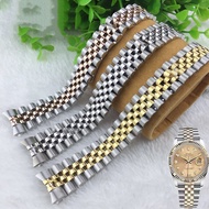Watch Accessories Five-Bead Solid Curved Steel Band Metal Watch Strap13 17 20 21mm4.6