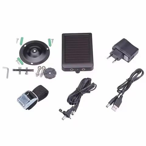 External Solar Powered Panel Charger Power Supply for Suntek Hunting Camera HC300M HC350M HC550M HC5