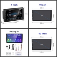 Head Unit Android 12 Double Din 7 Inci 9 Inchi 10 Inch RAM 4GB+32GB ROM Wifi GPS Bluetooth Touchscre