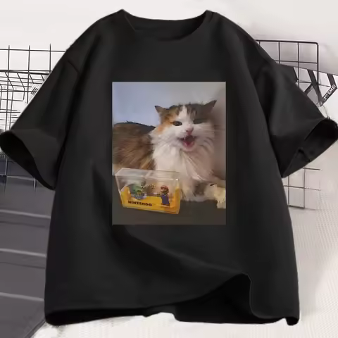 Forsaken Skin 007n7 Love Cat T Shirt Men Women Game Cosplay Tshirt Funny Graphic Tees Cotton Short S