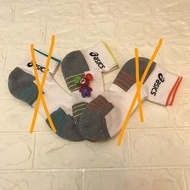 日本 Asics - Breathable / Arched/ cushioned short crew socks (Size: 22- 25 cm) 1 pair