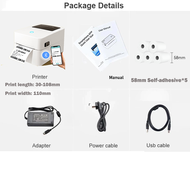 Waybill Printer Bluetooth Thermal Printer USB label printer AWB Printing iOS Android