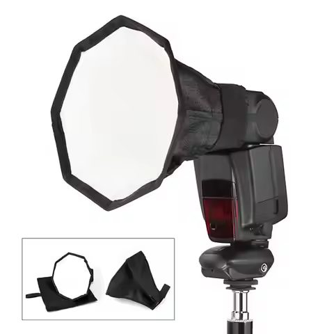 10 Pieces Camera Flash Diffuser Softbox Soft Box for Canon Nikon Yongnuo YN560 YN600EX YN968N for Go