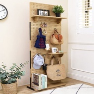 【微慢】80公分加寬款洞洞板收納屏風 收納架 置物架 SH035