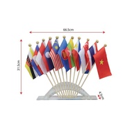 Table Flags ASEAN 11 Countries