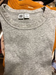 Uniqlo UQ U系列 女裝 童裝 素T 素面 t-shirt T恤 圓領 灰色