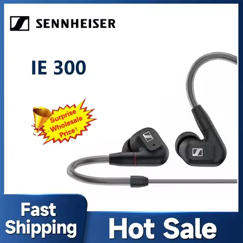 Sennheiser IE300 Audiophile in-Ear Earphones Balanced Sound Replaceable MMCX Cable High Resolution M
