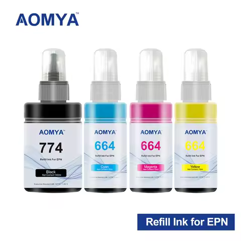 Refill Ink for Epson 664 774 T664 T774 t7741 for ET-2650 ET-2550 ET-4550 ET-16500 ET-4500 ET-3600 ET